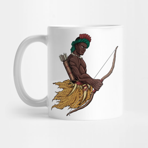 God of the Yoruba religion - Oshosi by Modern Medieval Design